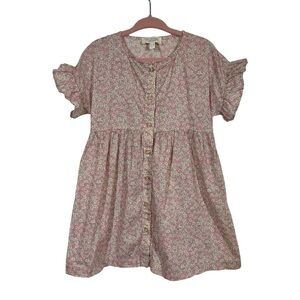 Olivier London Amber Ruffle Button Front Liberty of London Ditsy Floral Dress